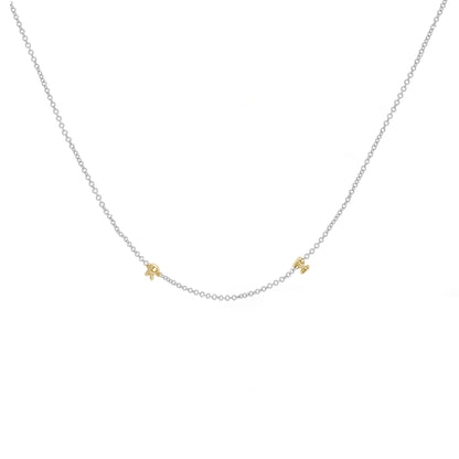 Mini 3D bubble Name Necklace