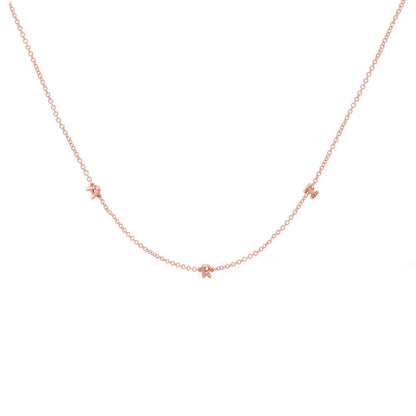 Mini 3D bubble Name Necklace