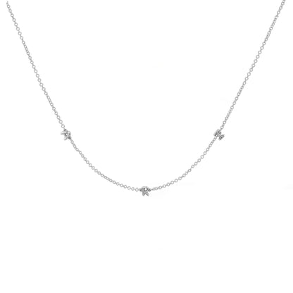 Mini 3D bubble Name Necklace