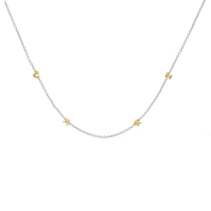 Mini 3D bubble Name Necklace