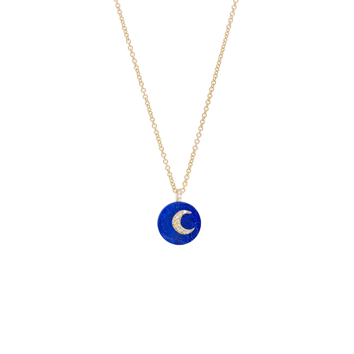 Co-exist -Moon Necklace on Stone