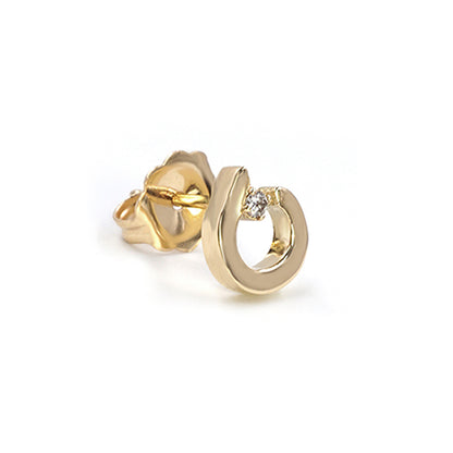 Persian - Arabic Initial Gold Studs