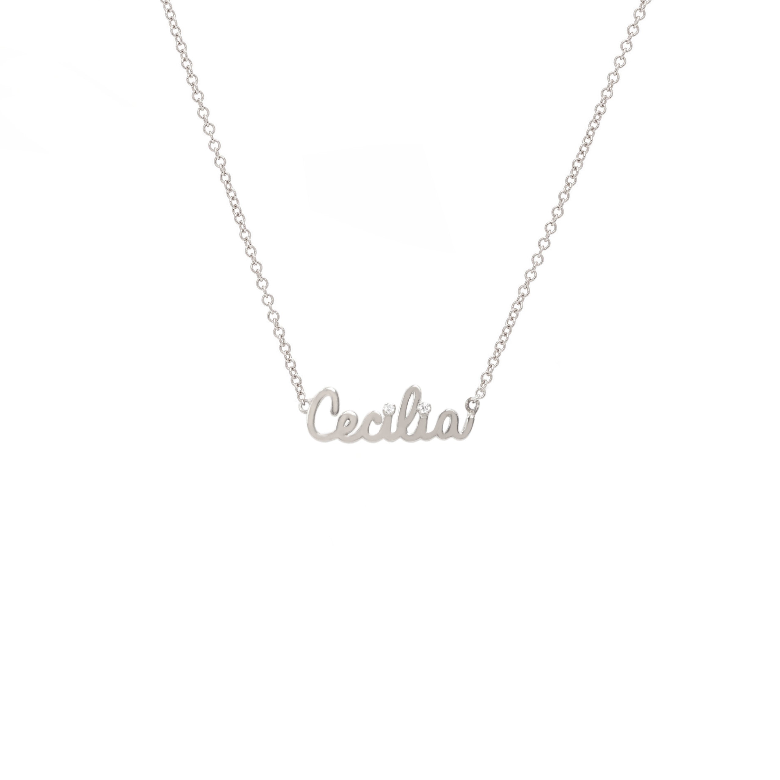 Tiny Treasure Name Necklace