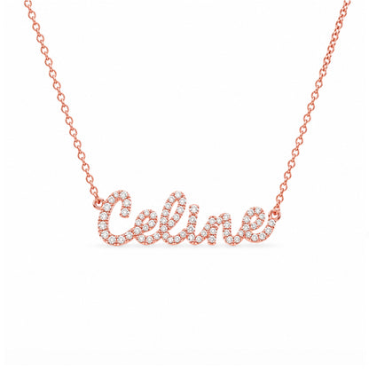 Tiny Treasures Diamond Name Necklace