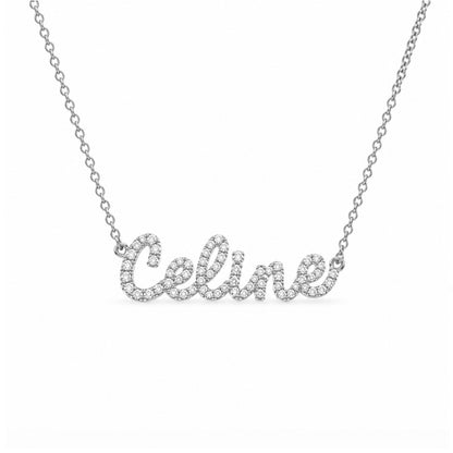 Tiny Treasures Diamond Name Necklace