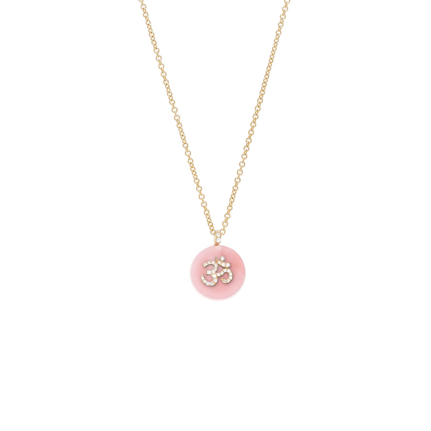 Co-exist - Om Necklace on Gemstone