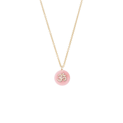 Co-exist - Om Necklace on Gemstone