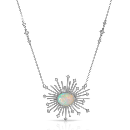 Glow necklace- Oval