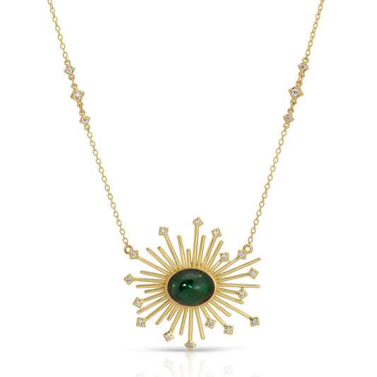 Glow necklace- Oval