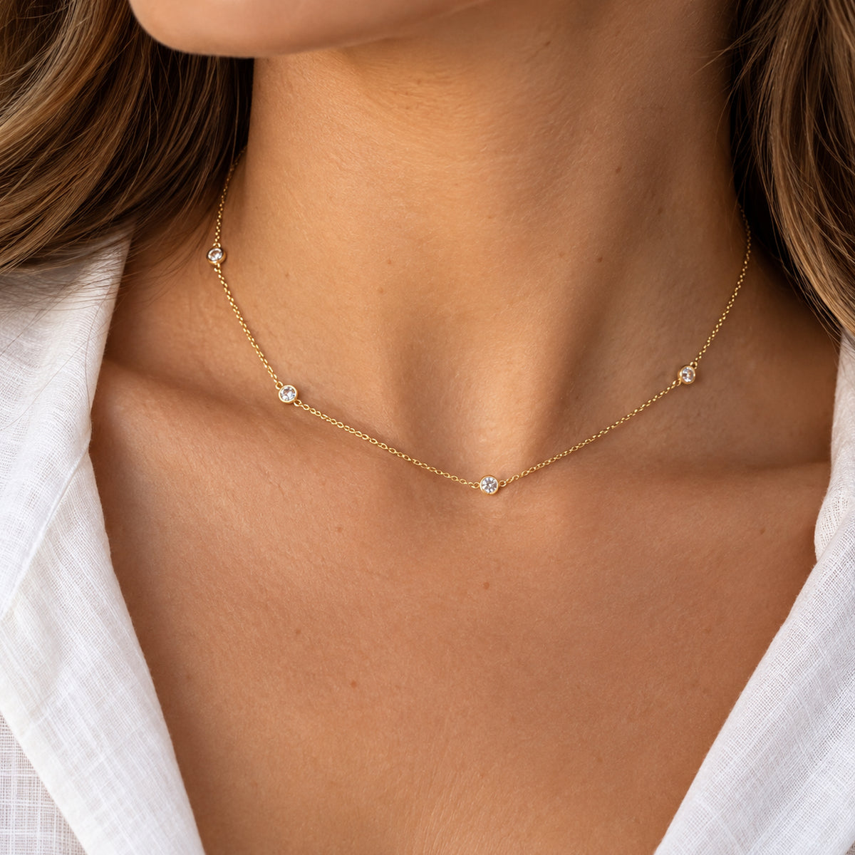 Peekaboo Love necklace