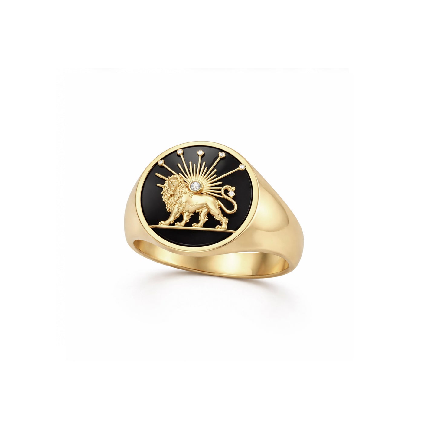 Unisex Shir-O-Khorshid signet ring
