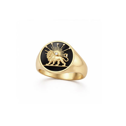 Unisex Shir-O-Khorshid signet ring