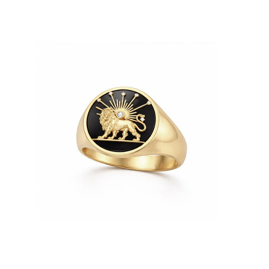 Unisex Shir-O-Khorshid signet ring