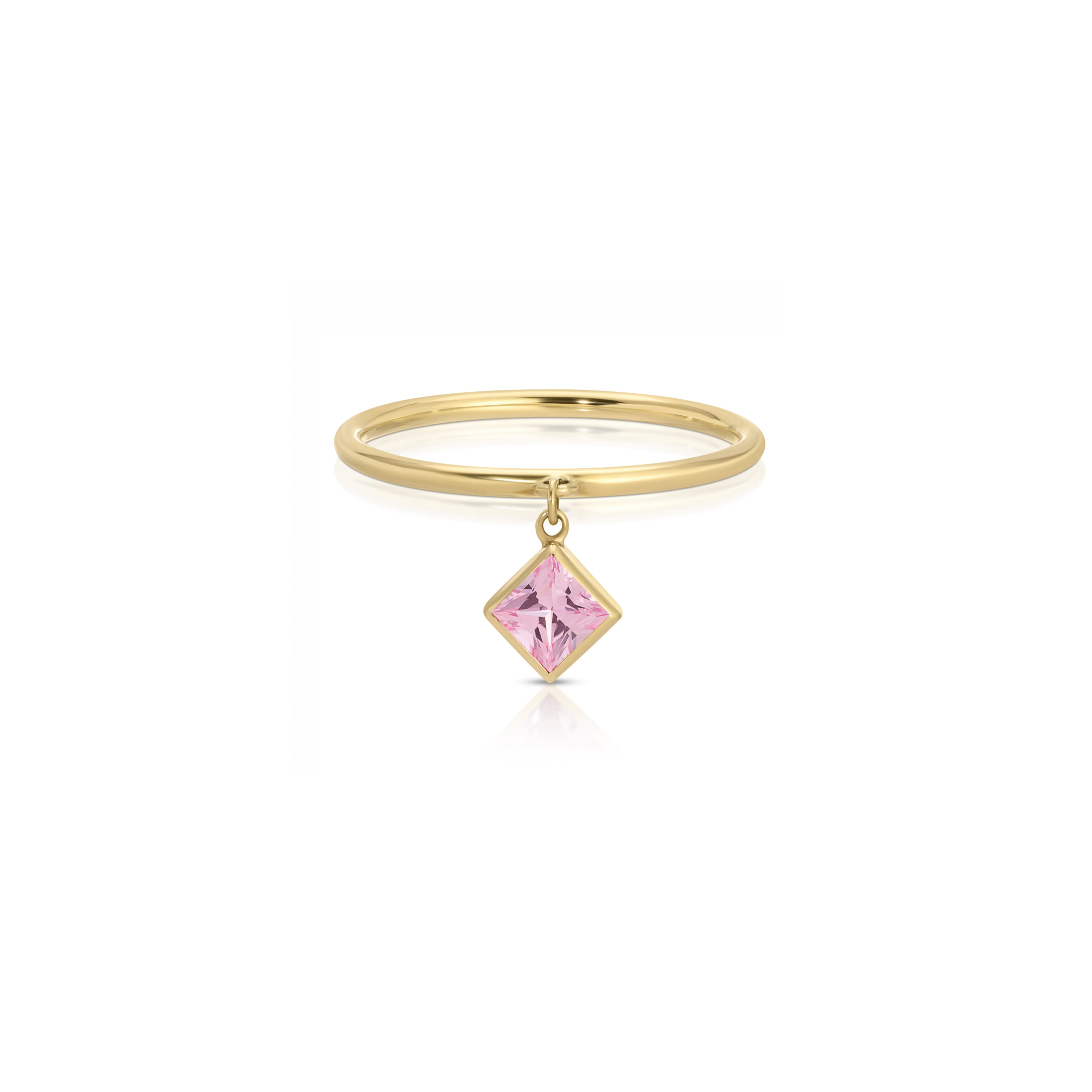 Sample Sale --Peekaboo princess Gold ring