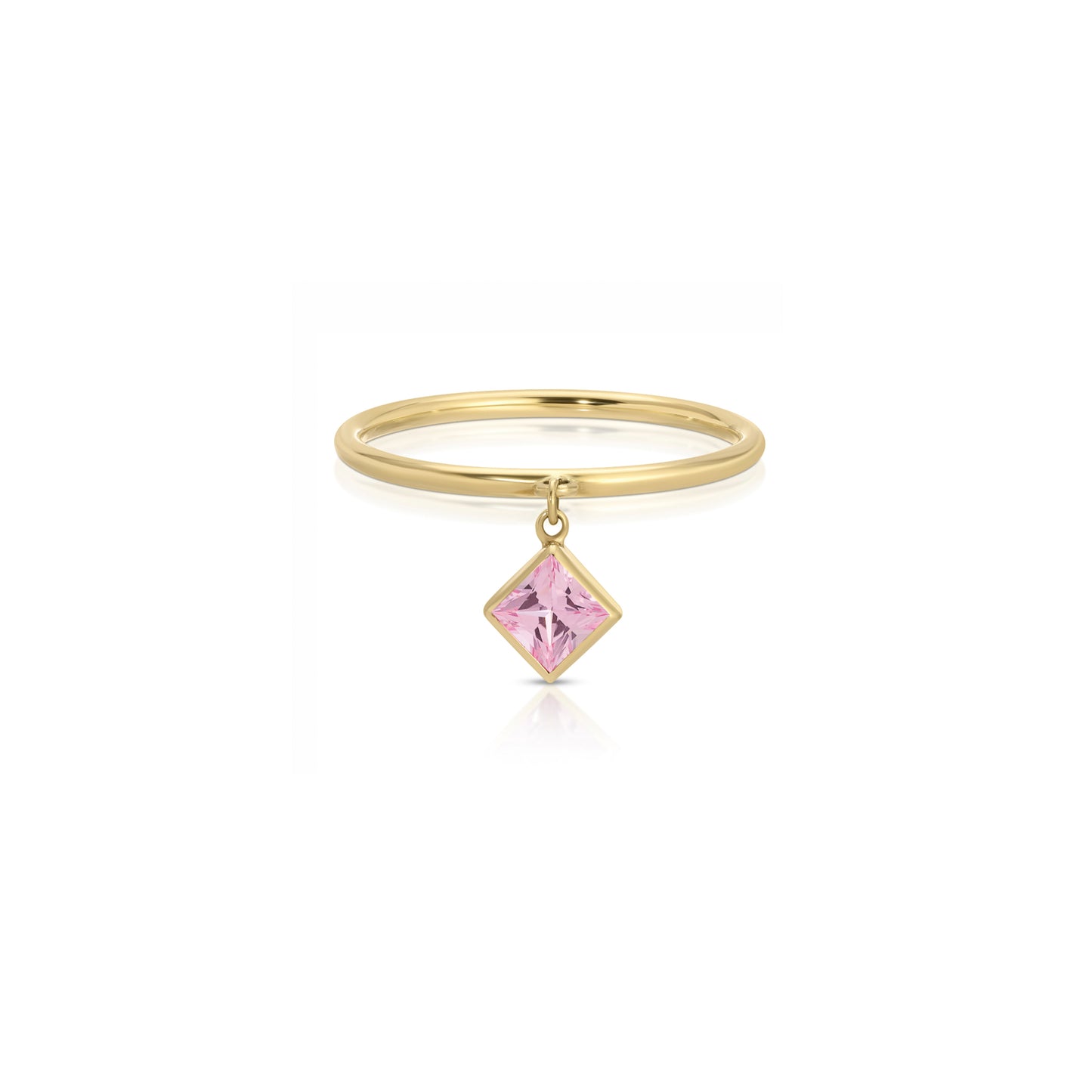 Ready to Ship - Peekaboo princess Gold ring