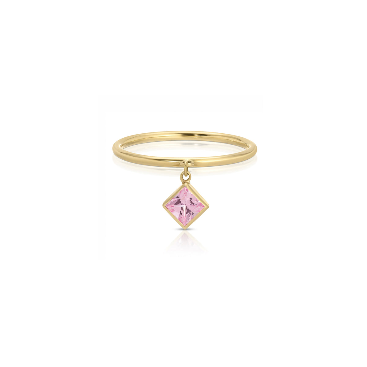 Ready to Ship - Peekaboo princess Gold ring