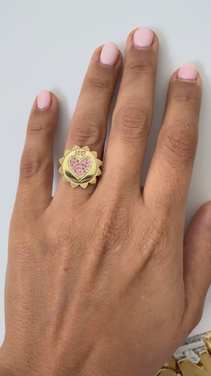My Heart Signet Ring