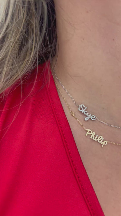 Multi name Name Necklace. Noush Exclusive