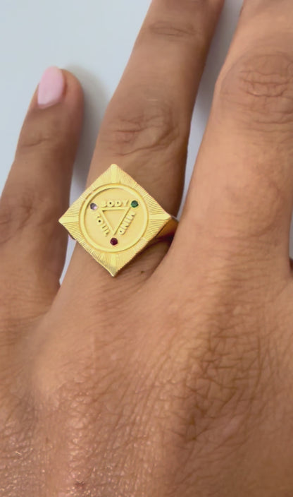 Vitalis signet Ring
