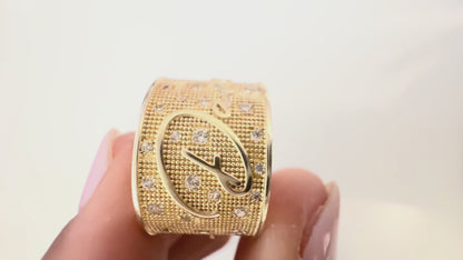 Sprinkle Diamond Name Cigar band