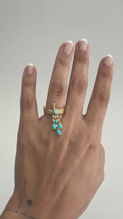 Dancing Faravaharan Ring