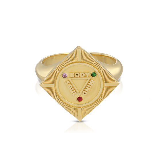 Vitalis signet Ring