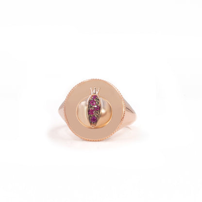 Daric signet ring, LOVE