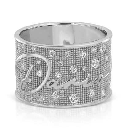 Sprinkle Diamond Name Cigar band