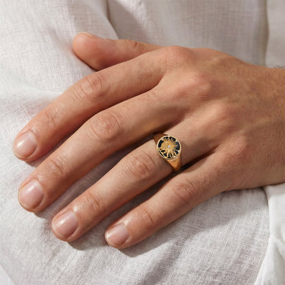 Unisex Shir-O-Khorshid signet ring