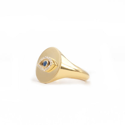 Daric signet ring, LUCK