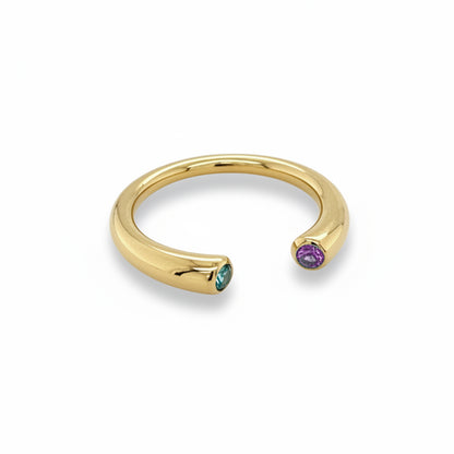 Hide and Seek Birthstone ring