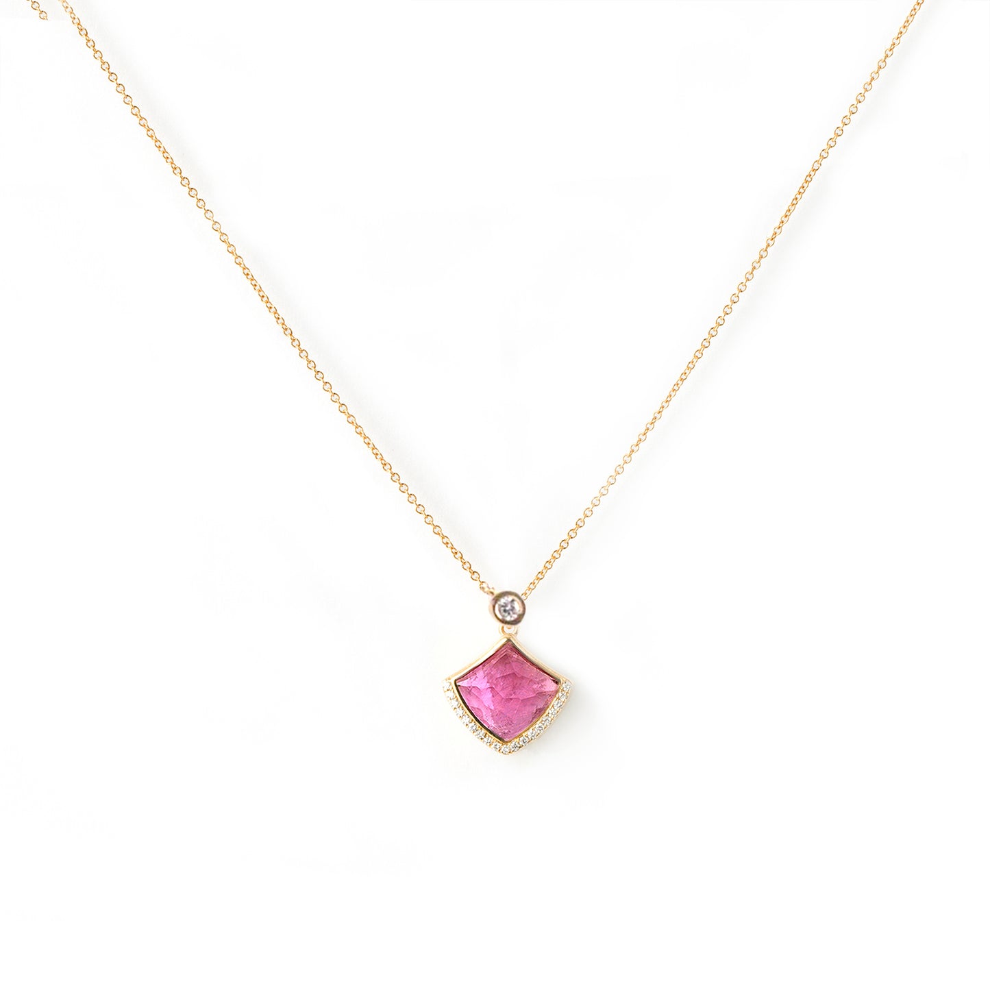 Ready to Ship - Kashan Pink tourmaline necklace