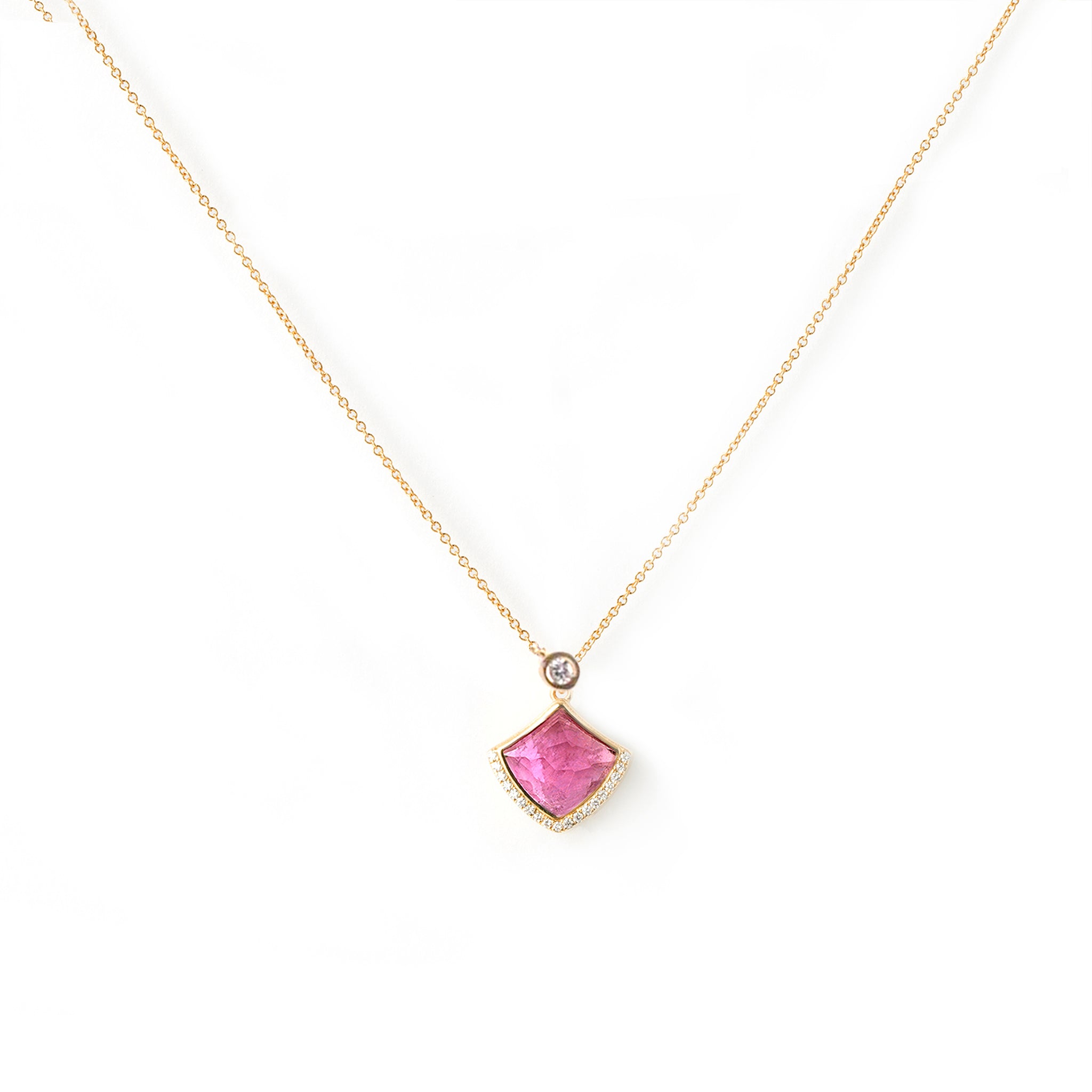 Sample Sale Kashan Pink tourmaline necklace