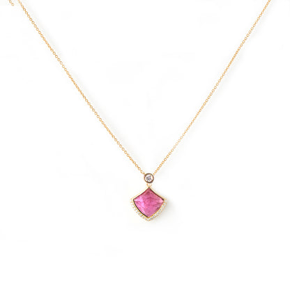 Ready to Ship - Kashan Pink tourmaline necklace