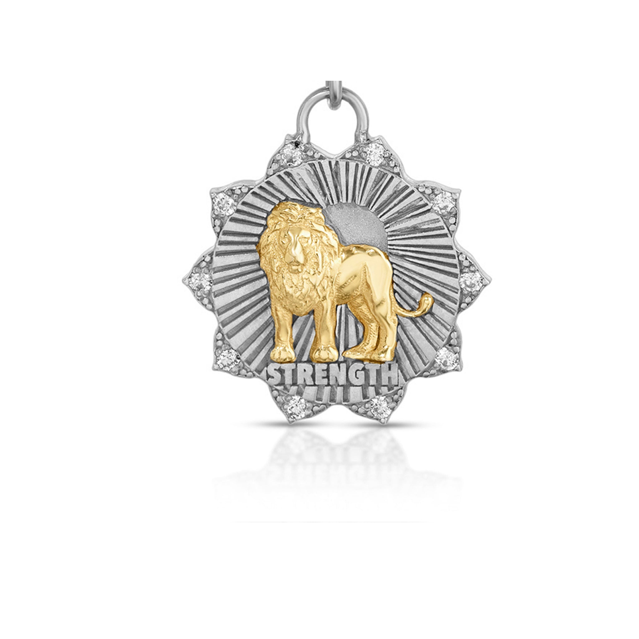 Small strength medallion Silver and Gold