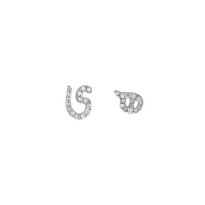 Persian - Arabic Initial Pave Studs