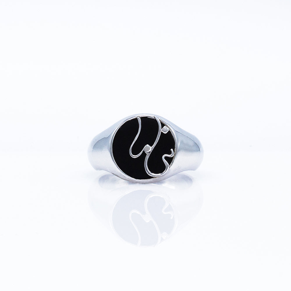 Mens Persian - Arabic Name Ring On Stones