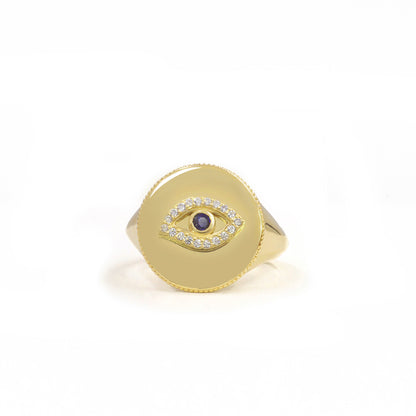 Daric signet ring, LUCK